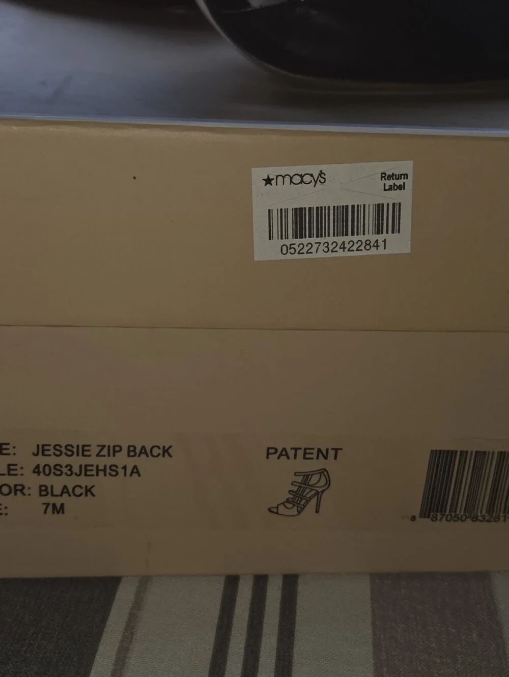 Michael Kors Black Patent Strappy High Heel Sandals